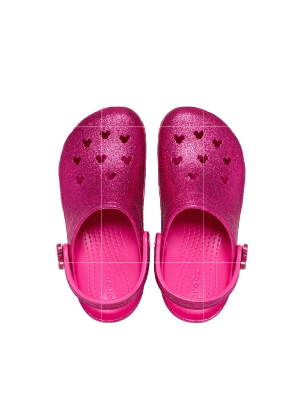 Disney Mickey Icon Pink Glitter CROCS - Size M6/W8 - NWT - Picture 3 of 6